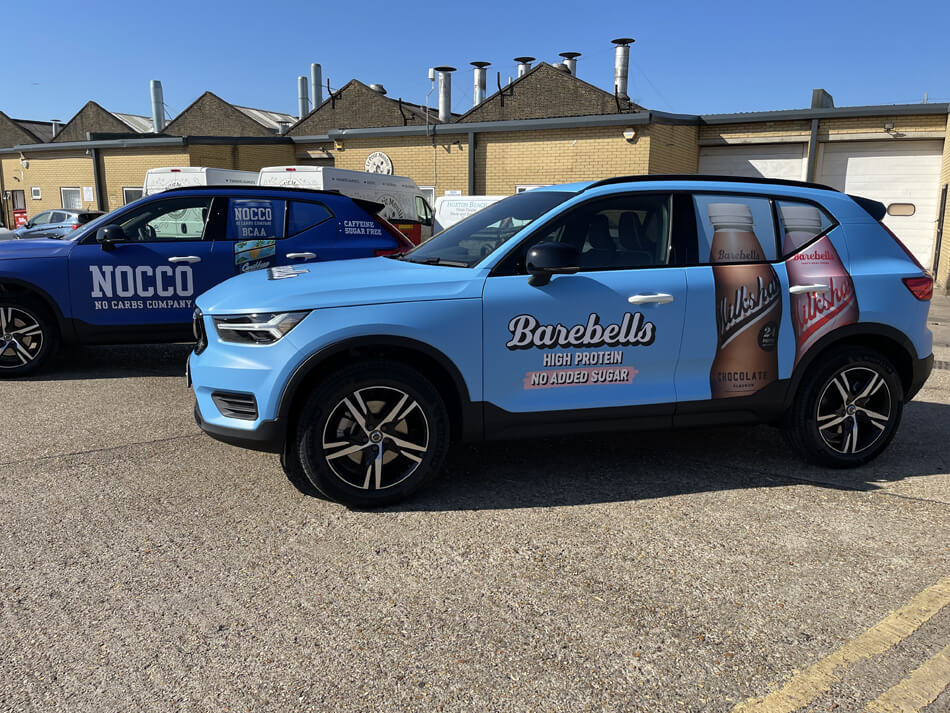 Volvo Barebells Wrap Graphics