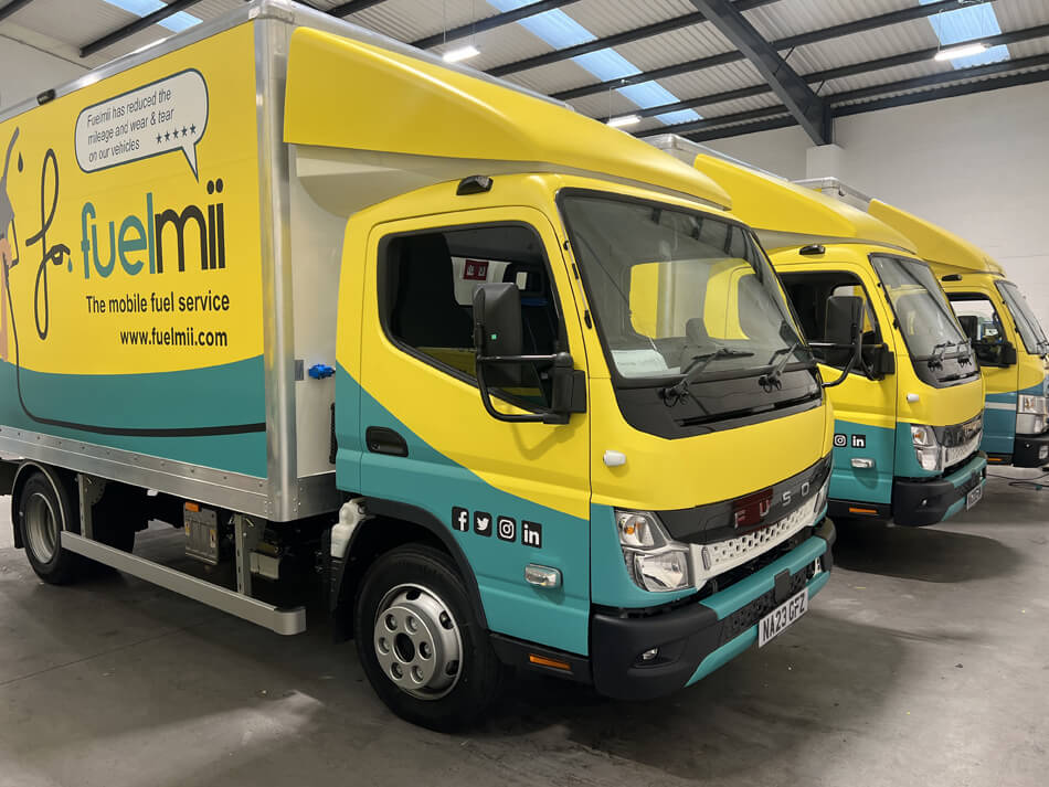 Wrapped Truck Fleet Graphics