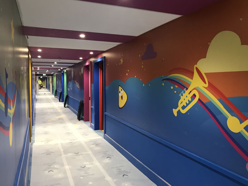 Corridor Printed Wall Wrap
