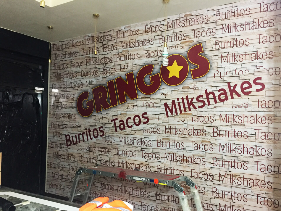 Feature Wall Wrapping